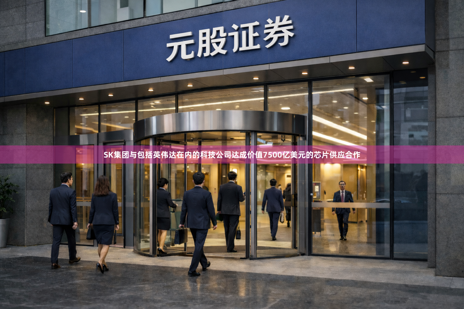 SK集团与包括英伟达在内的科技公司达成价值7500亿美元的芯片供应合作