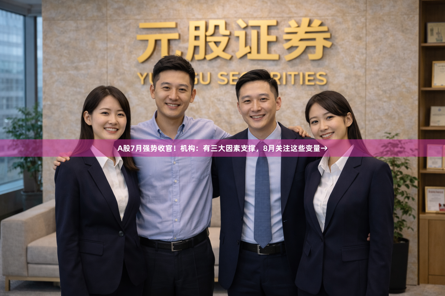 A股7月强势收官！机构：有三大因素支撑，8月关注这些变量→